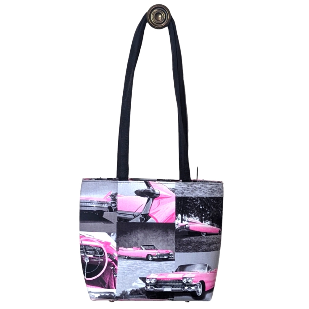 U.S. Handmade Fashion pink convertible shoulder bag